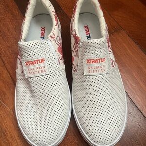XTRATUF Salmon Sisters White Slip-On Shoes
